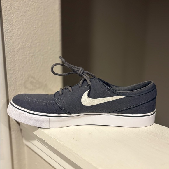 Nike SB Zoom Stefan Janoski Shoes Men's 10 Gray Skateboarding Canvas 615957-027 - Picture 3 of 9